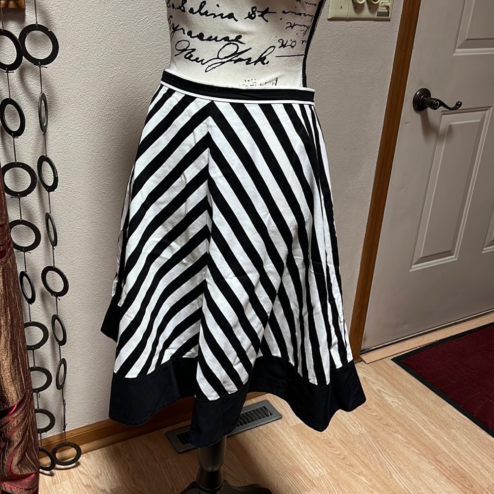American Living Cotton flare skirt